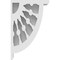 Ekena Millwork Classic Wagon Wheel Architectural Grade PVC Corbel, 1 7/8"W X 4 1/2"D X 7"H CORP01X04X07CW - alternate 2
